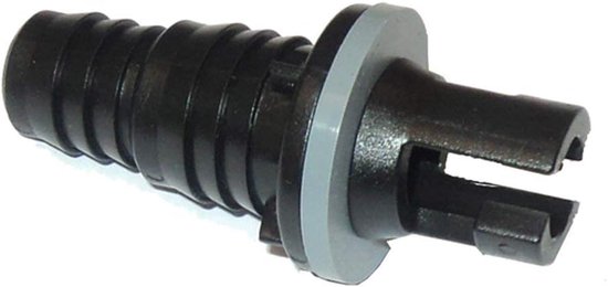 Opblaasbare Kajak Klep Adapter - Kajak Ventiel Adapter - Kajak Opblazen - Standaard Slang Compatibel - 17 mm Draaisluiting - Zwart