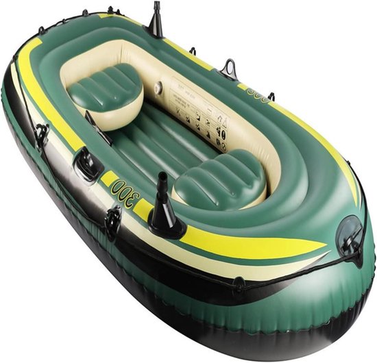 Opblaasbare Kajak - Vouwboot Vlot - Outdoor Avontuur - Snelle Inflatie - Tot 250 kg - Blauw