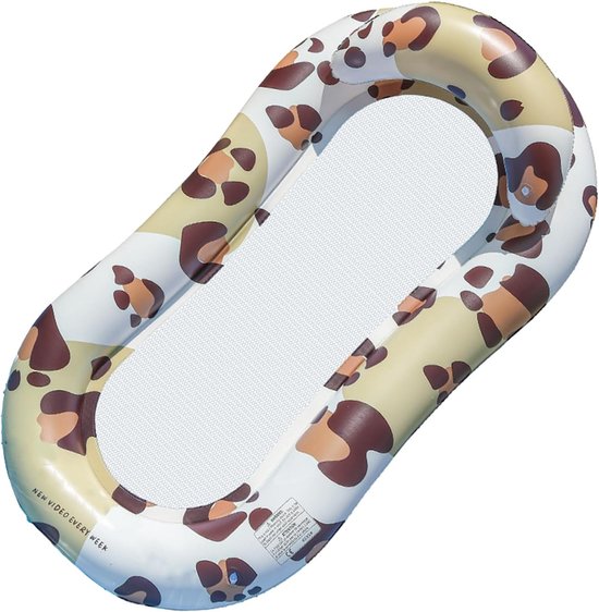 Opblaasbare ligstoel - Loungebed zwembad - Water ontspanning - Gaas bodem verfrissing - 141x72cm - Stijl B