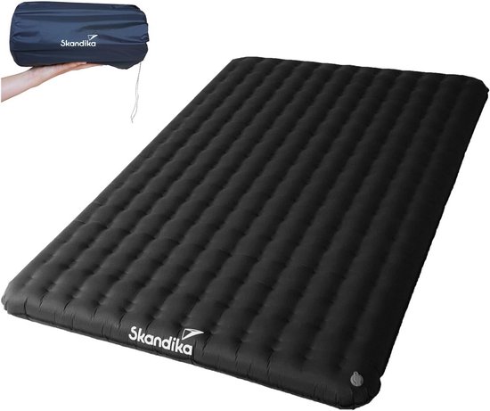 Opblaasbare Luchtmatras voor 2 Personen - Comfortabel en Compact Kamperen - 200x135 cm
