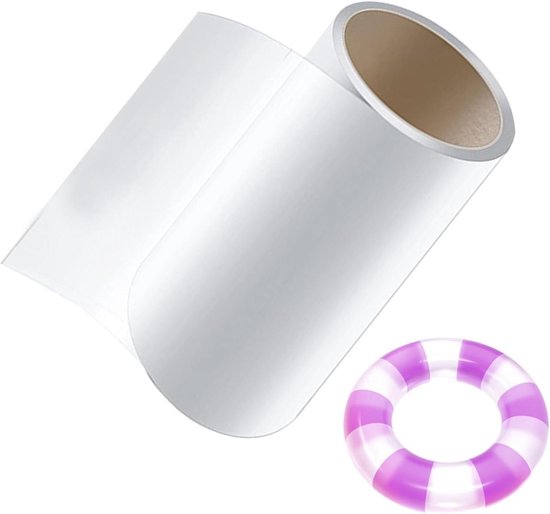 Opblaasbare patch reparatieset - Zelfklevende tape - Lekkages dichten - Waterdichte TPU-folie - 15 cm - Transparant