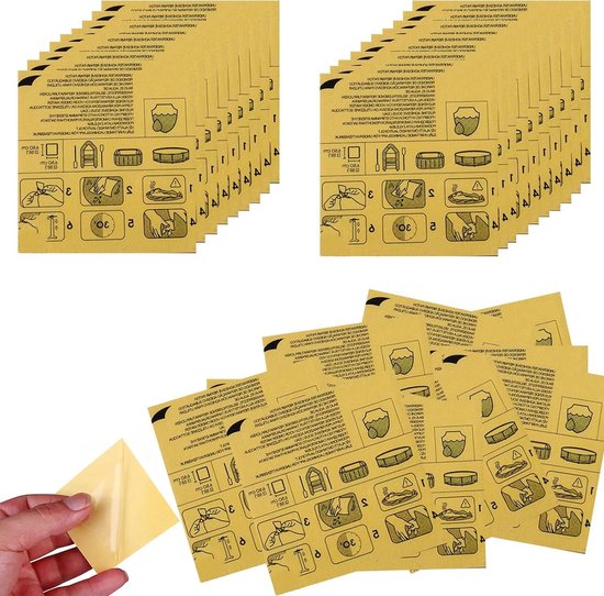 Opblaasbare Patches - Reparatie Pleisters - Tent Reparatie - Waterdicht Transparant - 30 Stuks - Transparant