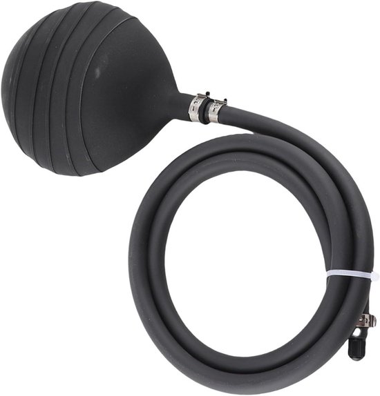 Opblaasbare Pijpplug - PVC Afsluiter - Lekdetectie Uitvoeren - Superieure Elasticiteit - 110mm - Zwart