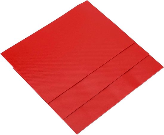 Opblaasbare Reparatieset - PVC Plakset - Watersport Reparatie - Zelfklevend - 10 x 15 cm - Rood