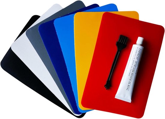Opblaasbare reparatieset - PVC reparatie - Lekkages dichten - Sterke lijm - 30 ml - Meerkleurig