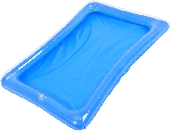 Opblaasbare Serveer Tray - Koeler Tafel - Feestjes Organiseren - Aanpasbaar Ontwerp - 59 x 43 cm - Blauw