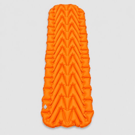 Opblaasbare Slaapmat 1 Persoons - Luchtbed - Strandmatras - Campingmatras - 190x55x5 cm - Oranje