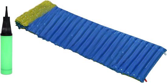 Opblaasbare Slaapmat - Draagbare Luchtmatras - Kamperen en Backpacken - Compact en Lichtgewicht - 200 x 70 x 5 cm van Merkloos