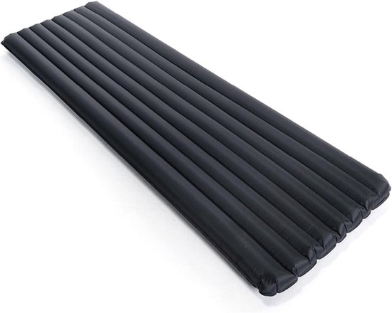 Opblaasbare Slaapmat - Kampeer Mat - Buiten Slapen - Compact Opvouwbaar - 183 x 58 cm - Zwart