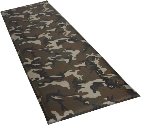 Opblaasbare Slaapmat - Kampeer mat - Kamperen Trekking - Zelfopblazend 3.5cm dik - 190 x 58 cm - Camouflage van Merkloos