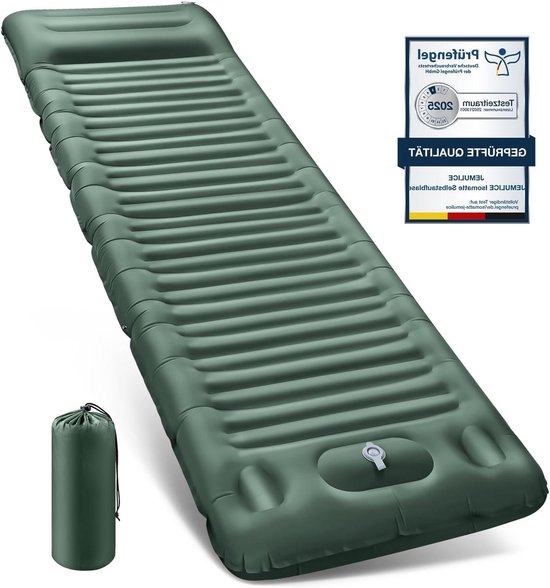 Opblaasbare Slaapmat - Kampeer Mat Tent Mat - Outdoor Slapen - Ingebouwde Voetpomp - 200 x 68 x 12 cm