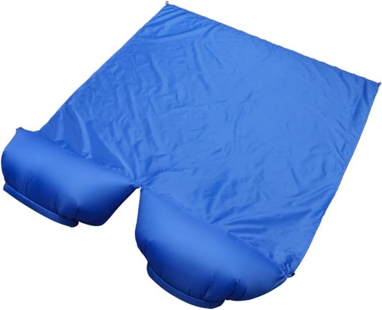 Opblaasbare Slaapmat - Kampeer Matras - Buiten Kamperen - Vochtbestendig Oxford Materiaal - 210x145CM - Blauw