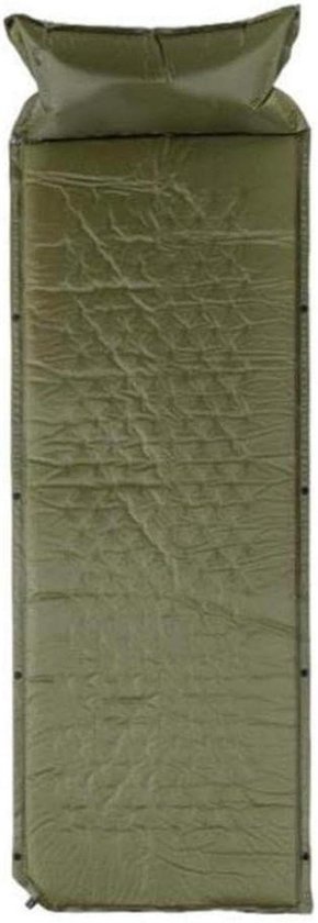 Opblaasbare Slaapmat - Luchtbed Kamperen - Outdoor Slapen - Zelfopblazend - 185x60x2.5cm - Oranje van Merkloos