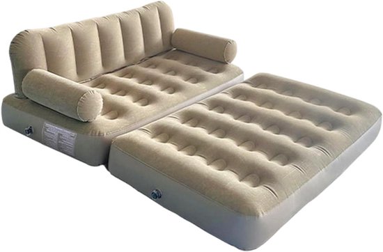 Opblaasbare Sofa - Luchtbank Slaapbank - Kamperen en Reizen - Met Ingebouwde Luchtpomp - 39 x 31 x 13 cm
