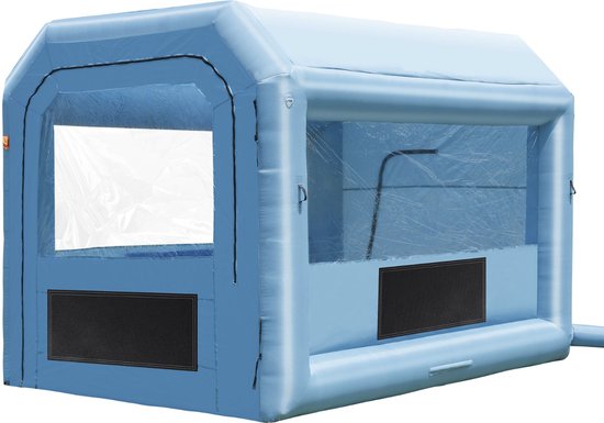 Opblaasbare spuitcabine - Verfcabine - spuitcabine - Geschikt Voor incl. lucht filtersysteem 4 x 2.5 x 2.5 m van $