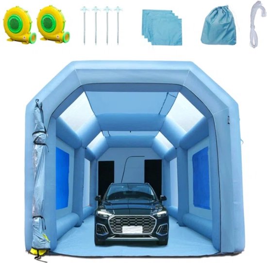 Opblaasbare spuitcabine - Verfcabine - spuitcabine - Geschikt Voor incl. lucht filtersysteem van $