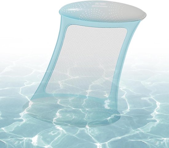 Opblaasbare Stoel - Hangmat Vlot - Water Ontspanning - Scheurbestendig PVC - 110x68cm - A