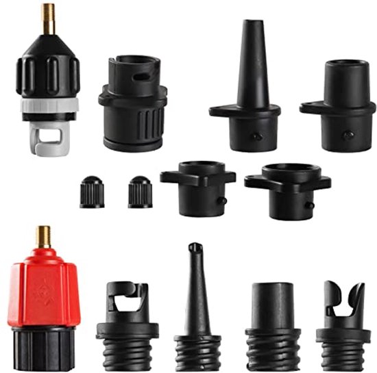 Opblaasbare SUP-pompadapter voor standaard luchtpompen - 9-voudige ventieladapter voor SUP-boards en boten van Solognac