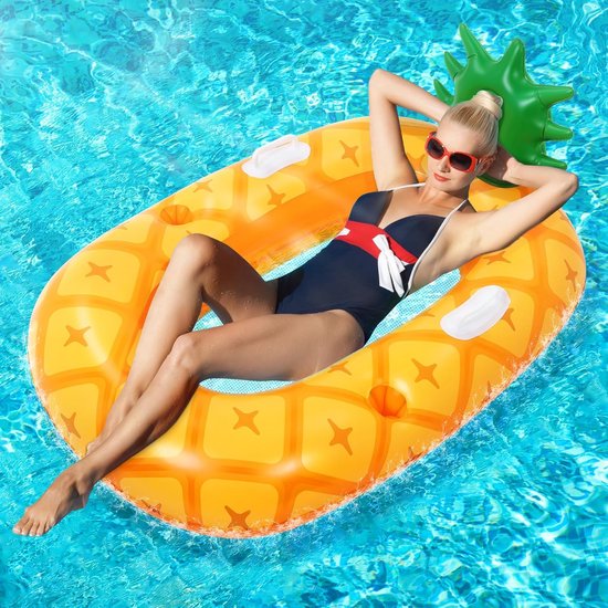 Opblaasbare Vlotter en Hangmat voor Zwembad en Strand – Drijvende Buis en Relaxstoelen voor Volwassenen en Kinderen