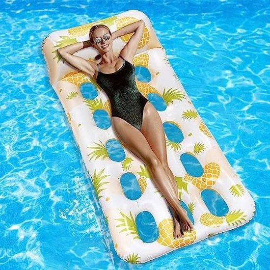 Opblaasbare Waterhangmat Met Kussen en Gaten - 178 x 76 cm van Intex