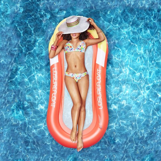 Opblaasbare Waterhangmat met Net - Luchtmatras en Drijvende Ligstoel voor Zwembad en Strand