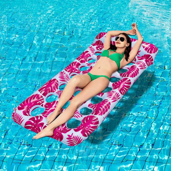Opblaasbare Waterhangmat voor Volwassenen en Kinderen - Drijvend Zwembad- en Strandbed