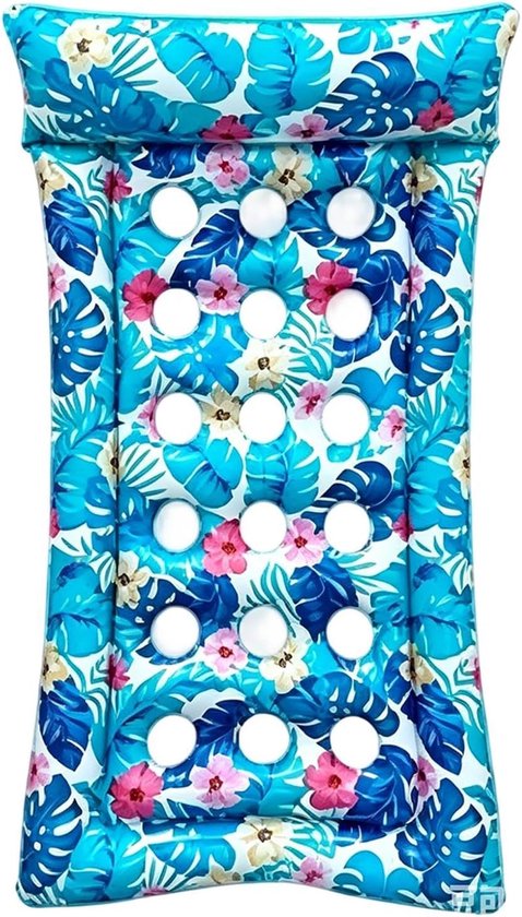 Opblaasbare Zonnebadstoel - Drijvend Bed Vlotter - Ontspannen in Water - Waterdoorlatend Comfort - 184 x 95 cm - Stijl A