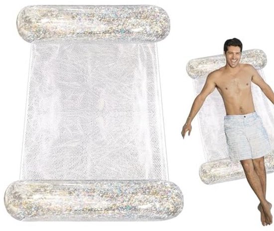 Opblaasbare Zwembadhangmat voor Volwassenen - Multifuntioneel Watermatras voor Zwembad en Strand