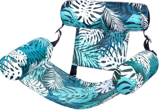 Opblaasbare Zwembadstoel - Drijvende Lounger - Water Ontspanning - Lichtgewicht Draagbaar - 76 cm - Groen