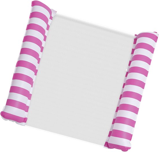 Opblaasbare Zwembadvlot - Drijvend Ligbed - Ontspanning op Water - Voor 2 Personen - 130x132cm - Roze