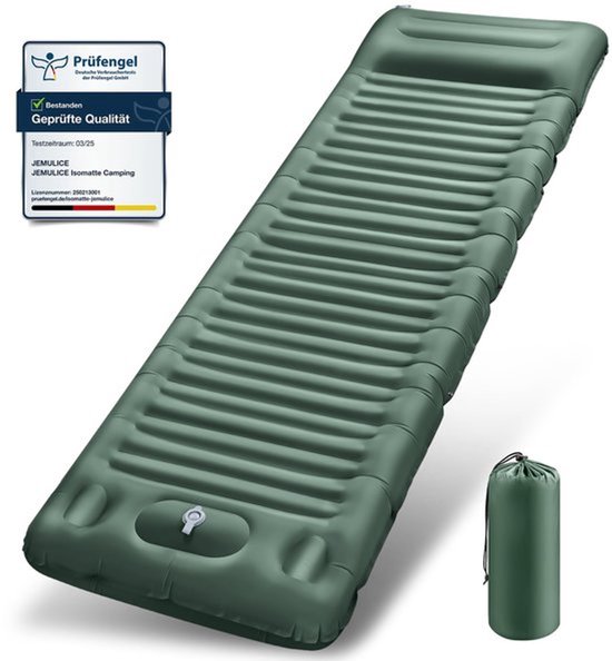 Opblaasmatras 12 cm dik - Ultralicht - Waterdicht - Anti-ripstop - Camping - Slaapmat voor outdoor avontuur