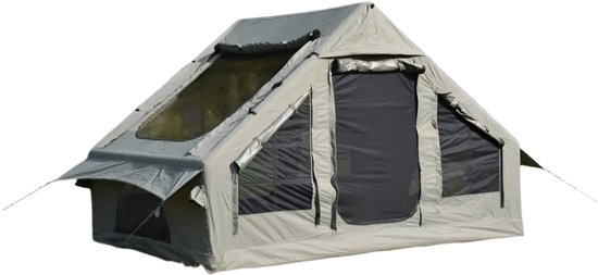 Opblaastent – Opblaasbare Tent – Familietent – Tunneltent – Glamping Tent – 4-6 Personen – Waterdicht PU3000 mm van Merkloos