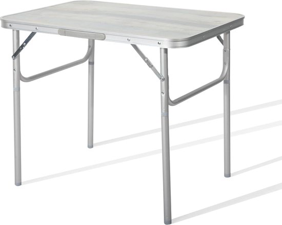 Opklapbare campingtafel voor buiten - Aluminium met MDF-tafelblad van $
