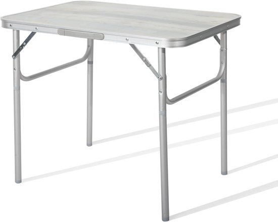 Opklapbare Campingtafel voor Buiten met MDF-Tafelblad - Ideaal voor Kamperen en Terras