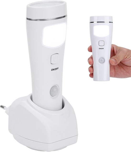 Oplaadbare Nachtlamp met Sensor en Inductie voor Binnen en Buiten - LED Wandlamp voor Noodverlichting en Oriëntatieverlichting