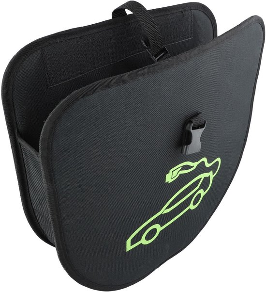 Oplaadkabel Tas - EV Kabel Organizer - Auto Opslag - Waterdicht Oxford Doek - 40x35x5 cm - Zwart