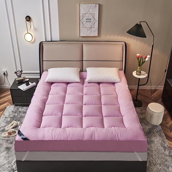 Oprolbare futonmatras - Vloerbed - Comfortabel slapen - Ergonomisch ontwerp - 180 x 200 cm - Grijs