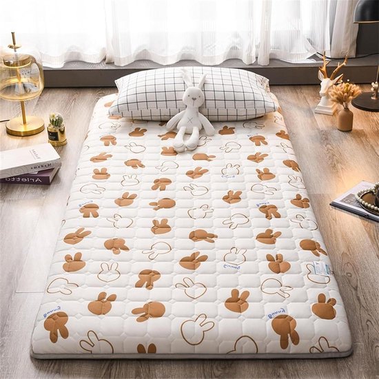 Oprolbare Tatami Matras - Japanse Vloermatras Futon - Flexibel Slapen Kamperen - Gelijkmatige Vulling Verdeling - 120x200 cm - Stijl