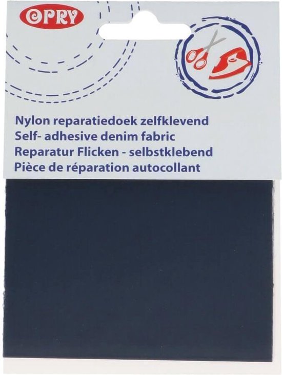 Opry Reparatiedoek Nylon Zelfklevend 10x20cm - 210 Blauw van Opry