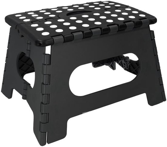 Opstapkrukje - Inklapbaar Opstapje Volwassenen - Opstap Krukje - Opstapjes - Zwart - Löwenthal van Merkloos