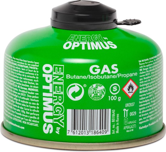 Optimus Gas Cartridge 100 Gram Gasfles van Optimus
