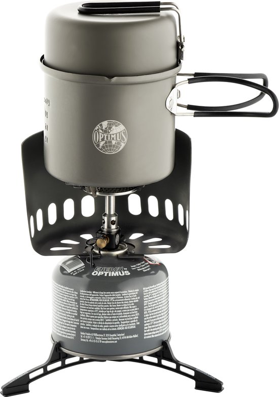 Optimus - OPT8021087 - Kookplaat op gas - Elektra FE Black Edition - zwart van Merkloos