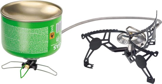 OPTIMUS Vega - Gasbrander - Roestvrij Staal - Zwart van Opti