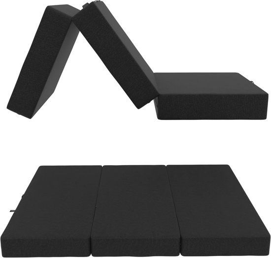 Opvouwbaar Campingmatras 3-Delig 140 x 195 cm - Slaapmatras voor Gasten van Lugano