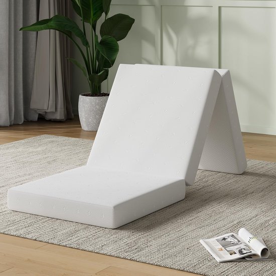 Opvouwbaar Eenpersoons Matras - Comfortabel en Ruimtebesparend van Merkloos