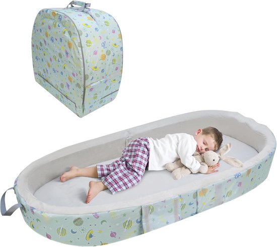 Opvouwbaar en Waterdicht Reisbed voor Kinderen - Ideaal voor Kamperen en Reizen van Deryan