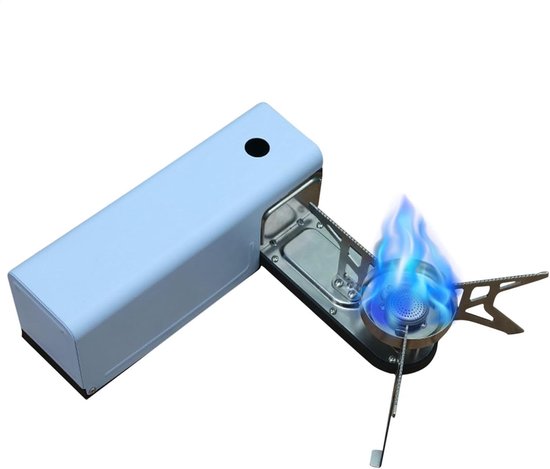 Opvouwbaar fornuis - Campingbrander buiten - Buiten koken - Winddichte roestvrijstaal - 2800 Watt - Zwart