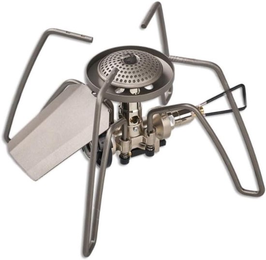 Opvouwbaar Gasfornuis - Camping Kooktoestel Lichtgewicht - Buiten Koken - Compact Opvouwbaar Ontwerp - 330 Gram - Zilver