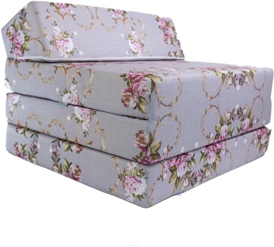 Opvouwbaar Gastenmatras 200x70x10 cm - Schuim Matras voor Logeerkamer, Camping en Reizen van Merkloos