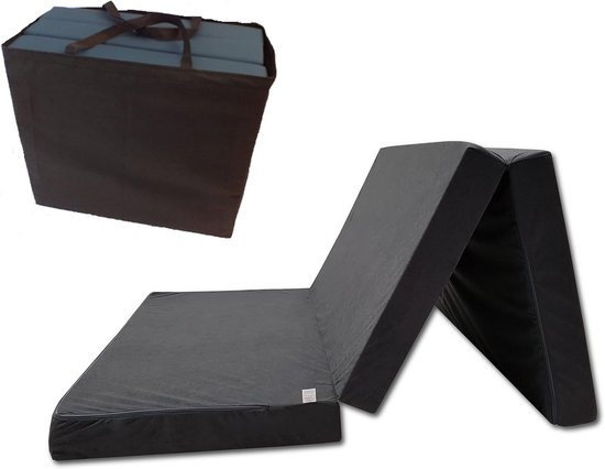 Opvouwbaar Gastenmatras 80x200 cm - Comfortabel en Wasbaar Slaapmat van Unipower